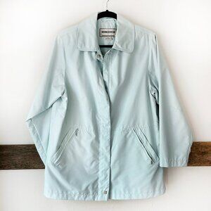 Vintage Fitz-Wright Powder Blue‎ Coat Jacket Pristine! M Rain Light